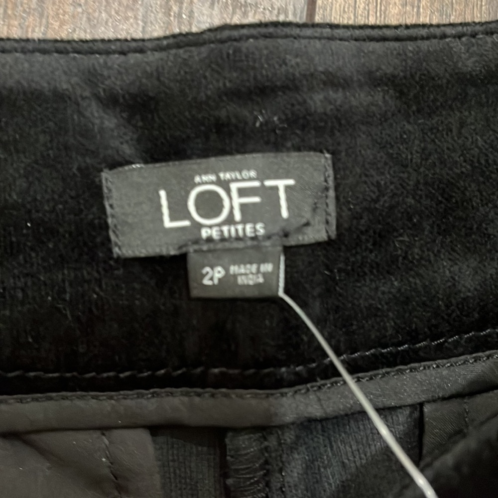 LOFT black velour shorts NWT 2P - Picture 5 of 6